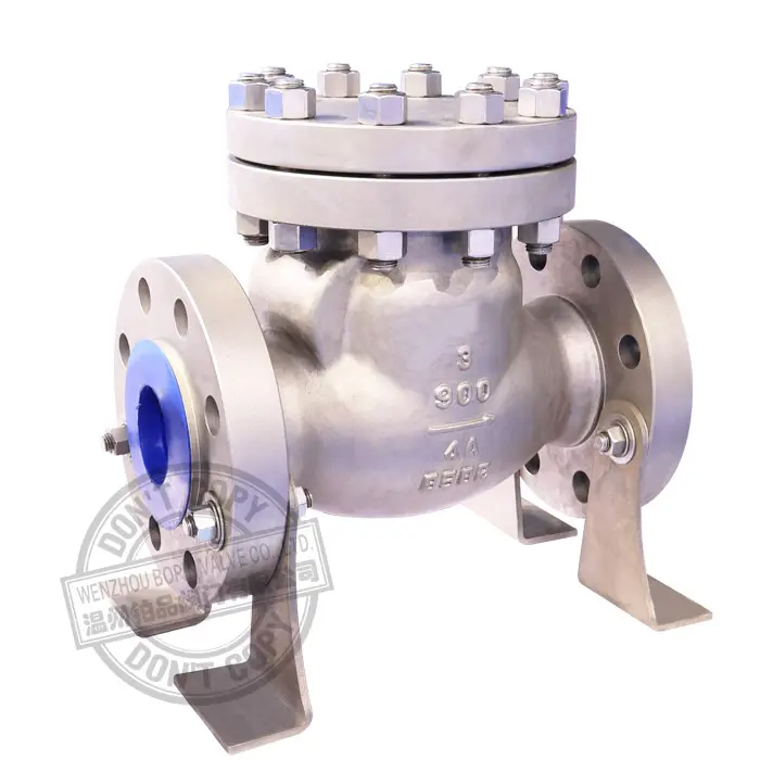 Duplex Stainless Steel 4A Flange End Check Valve.jpg