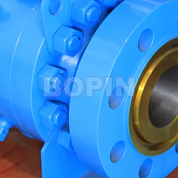 ELECTRIC API 6D RTJ FLANGED FORGED STEEL TRUNNION MOUNTED BALL VALVE.jpg