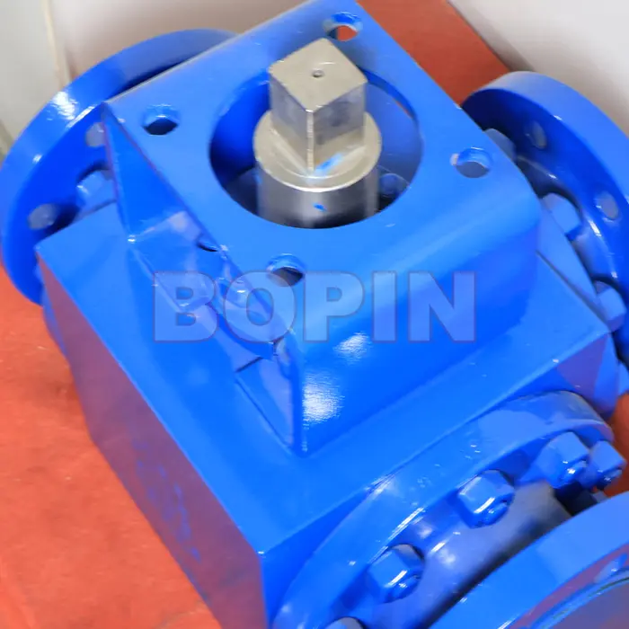 DIN STANDARD FLANGED FORGED STEEL THREE WAY BALL VALVE.jpg