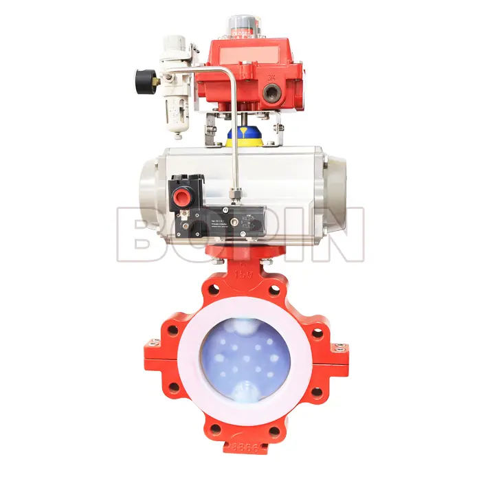 FULLY FLUORINE-LINED VALVES