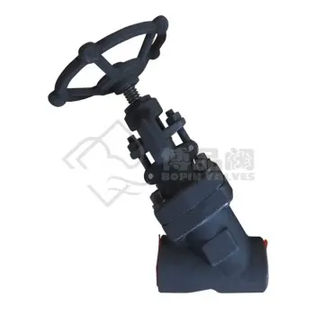 API 602 Forged Steel Y-Shaped Globe Valve