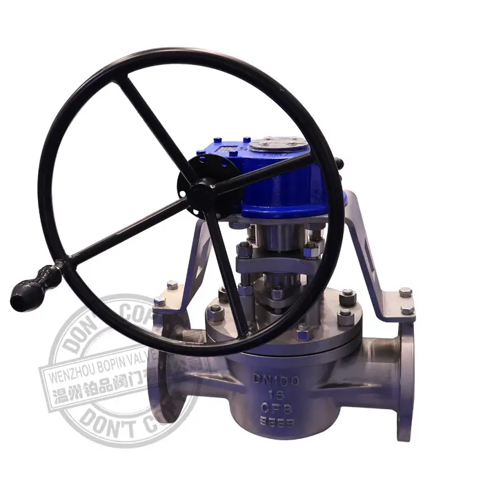 DIN SLEEVE TYPE PLUG VALVE FLANGE END CF8 PN16.jpg